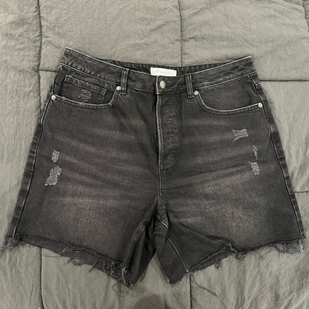 Dynamite Black High Waist Women Shorts